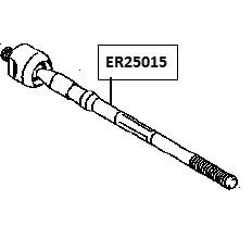 Jikiu ER25015 Inner Tie Rod ER25015