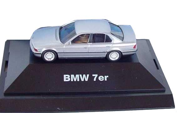 BMW 80 41 9 422 348 Toy Car Model BMW 740i (E38) 1994-2001 (1:87) 80419422348