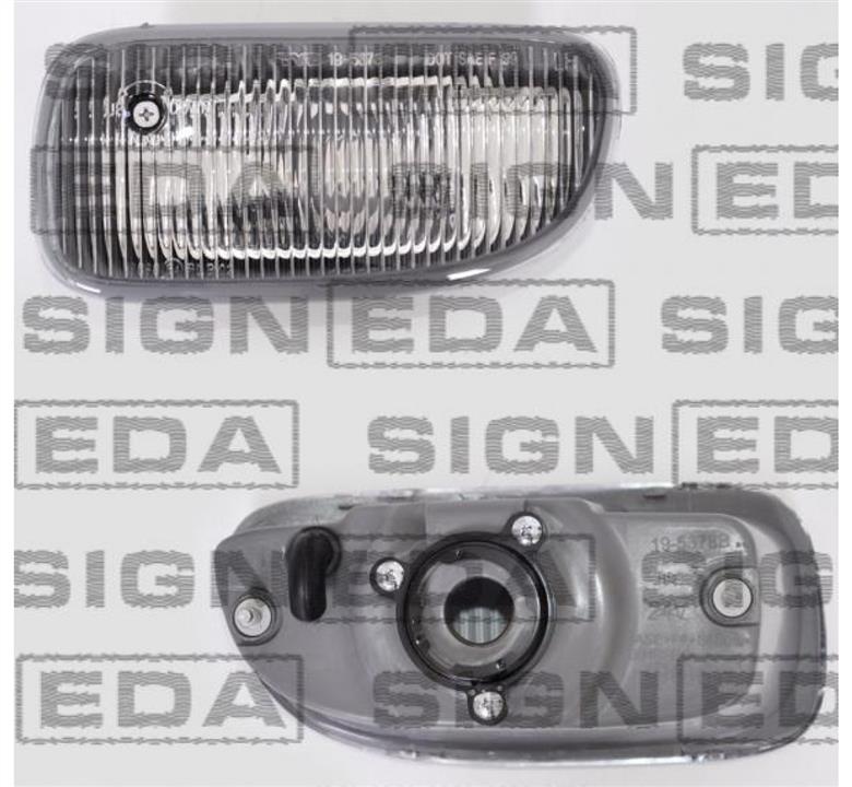 Signeda ZCR2004R Fog headlight, right ZCR2004R