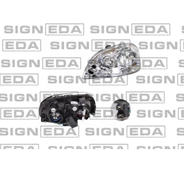 Signeda ZCV1114(K)R Headlight right ZCV1114KR