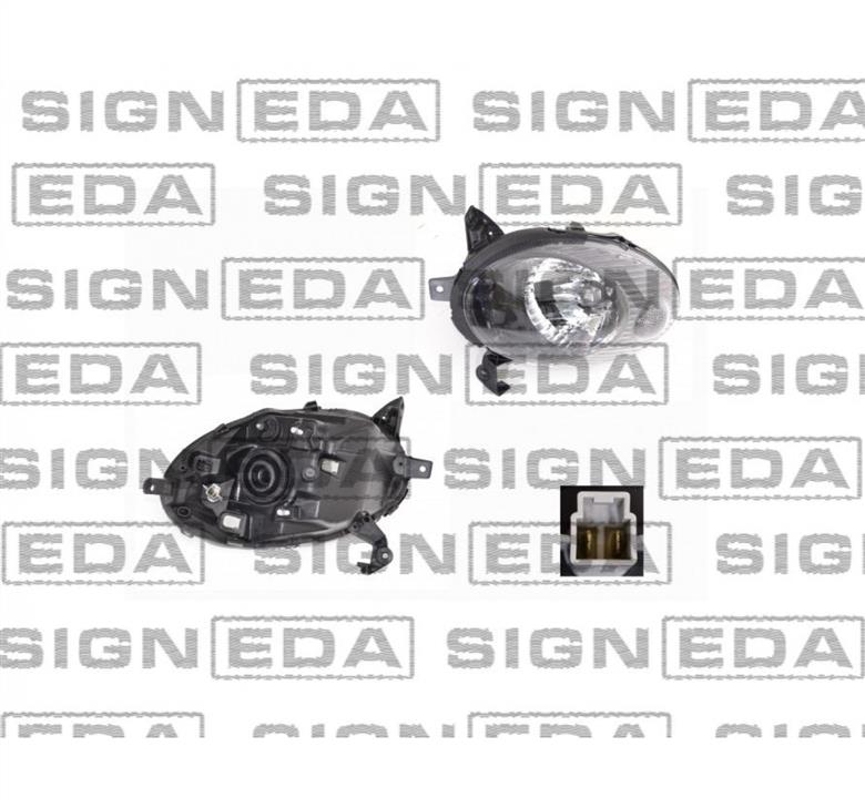 Signeda ZDS1191R Headlight right ZDS1191R