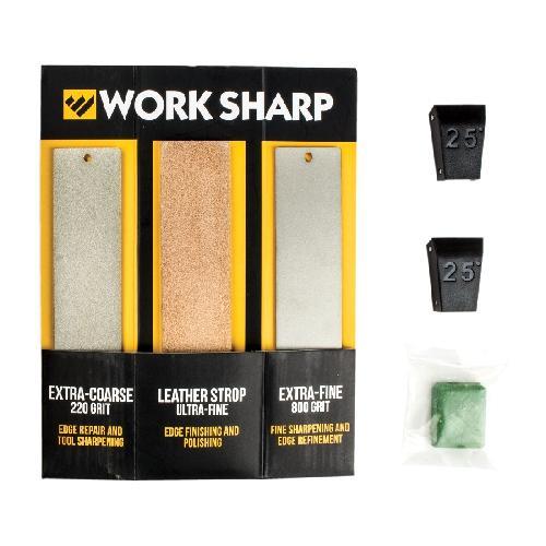 Work Sharp WSSA0003300 Work Sharp Sharpening Kit for Guided Sharpening System Upgrade Kit WSSA0003300