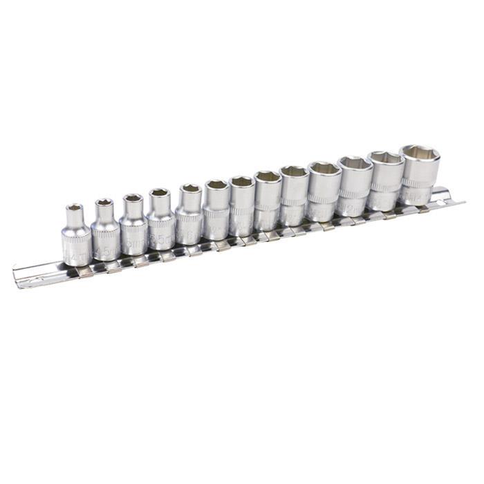 52715 JBM Set of 6-heads 1/4" (4/4.5/5/5.5/6/7/8/9/10/11/12/13/14)