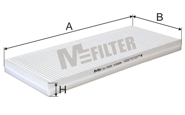 M-Filter K 928 Filter, interior air K928