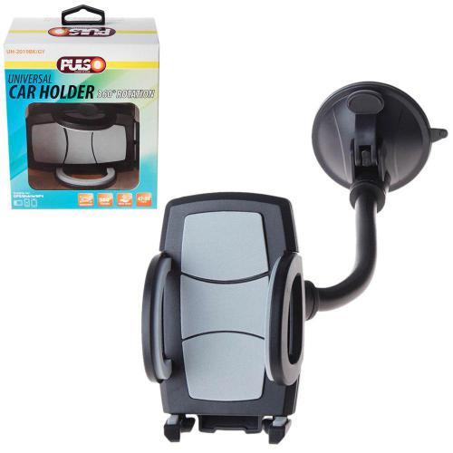 Pulso UH-2019BK/GY Phone holder PULSO UH-2019BK/GY (47-95mm) on a flexible leg UH2019BKGY