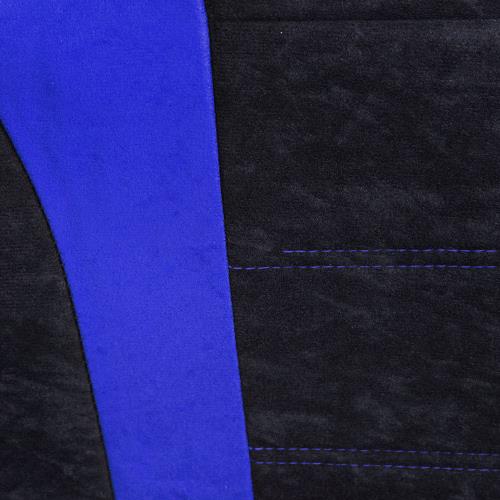 Set of covers Velur (11 pieces) black&#x2F;blue Vitol VSC-191056V-11 BK&#x2F;BL