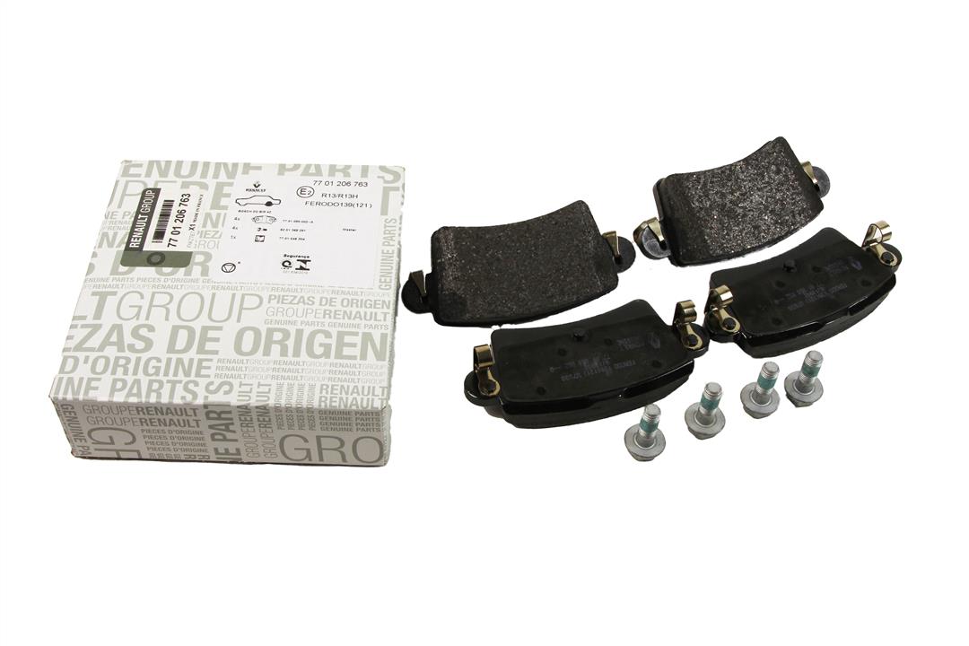 Brake pad set Renault 77 01 206 763