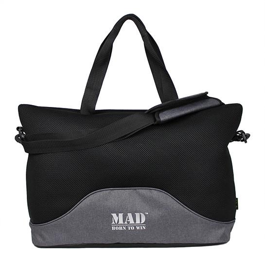 MAD | born to win™ SLA8090 Stylish and modern women's gym bag LATTICE gray melange SLA8090