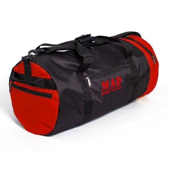 MAD | born to win™ S4L8001 Black and Red Sports Bag - 40L Tube S4L8001