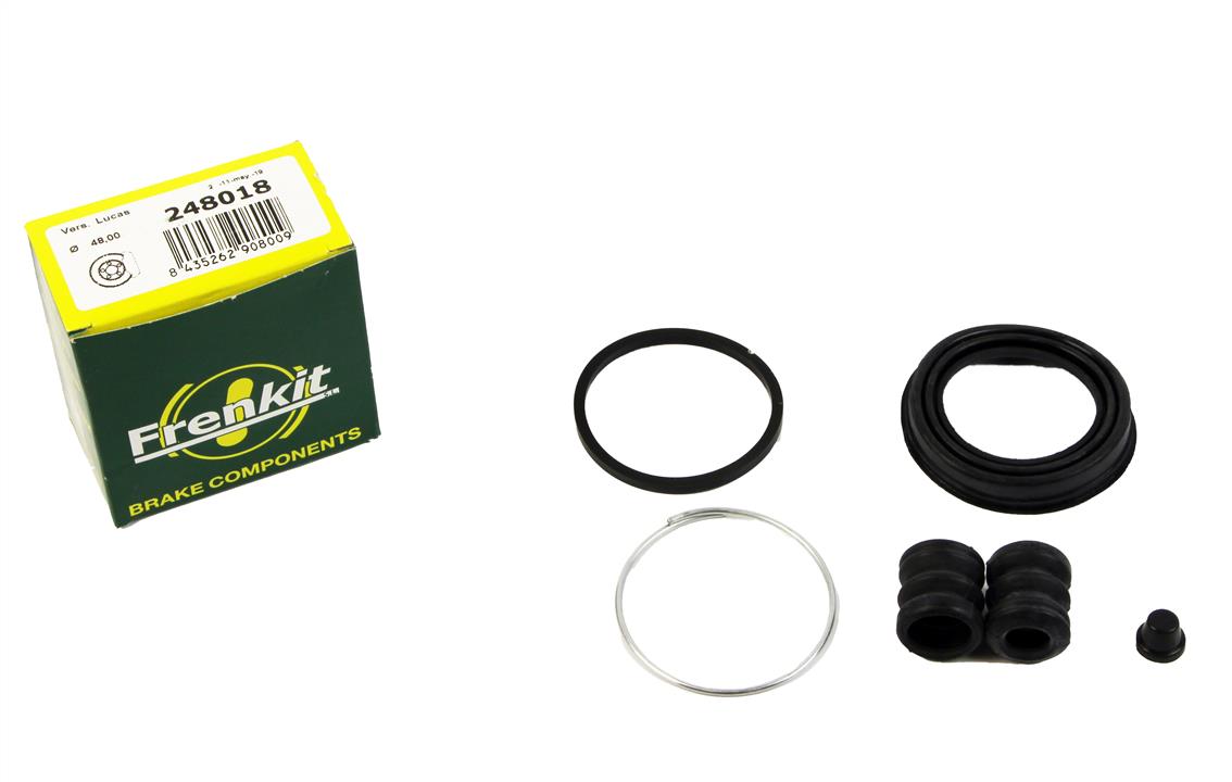 Front brake caliper repair kit, rubber seals Frenkit 248018
