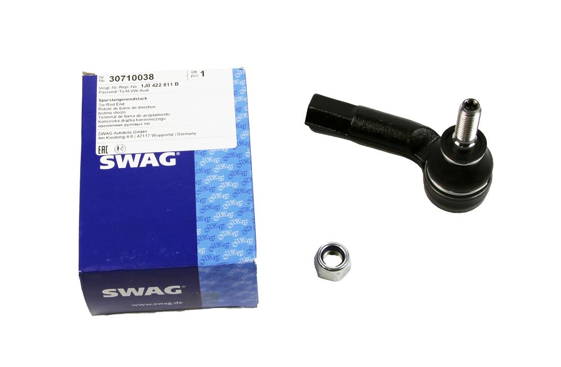 Left tie rod end SWAG 30 71 0038