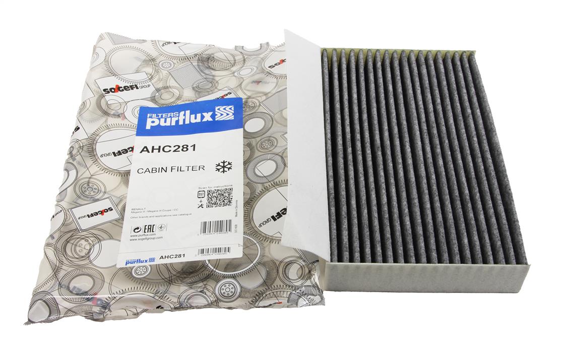 Cabin filter with activated carbon Purflux AHC281