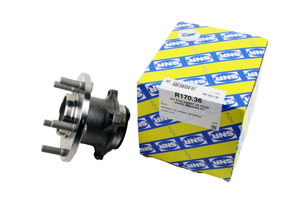 Rear wheel hub SNR R170.36