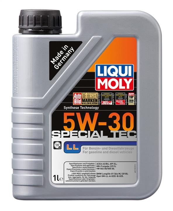Liqui Moly 1192 Engine oil Liqui Moly Special Tec LL 5W-30, 1L 1192