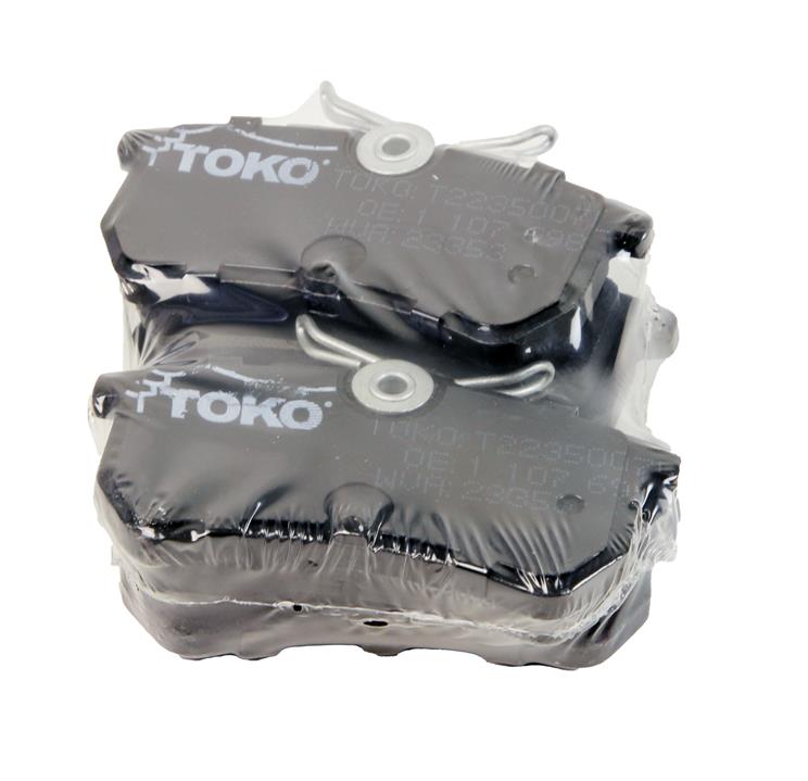 Toko T2235007L Rear disc brake pads, set T2235007L