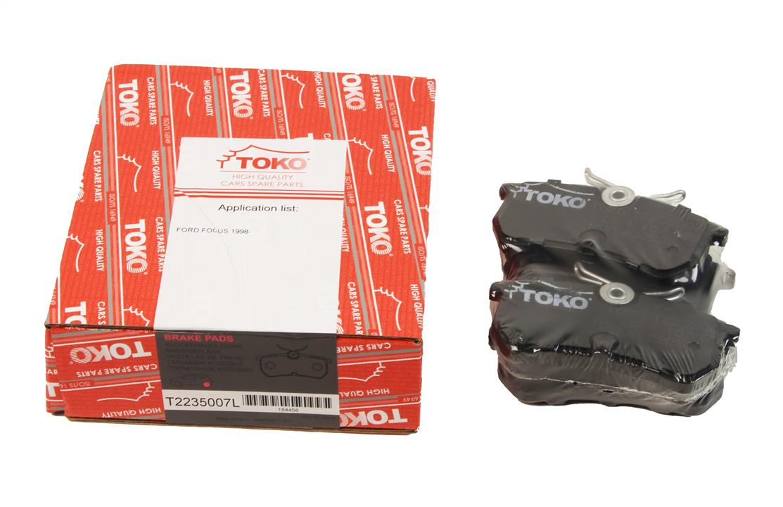 Rear disc brake pads, set Toko T2235007L