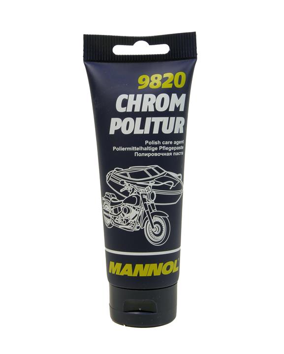 Mannol 9820 Polishing paste for chrome parts MANNOL Chrom politur, 100 ml 9820
