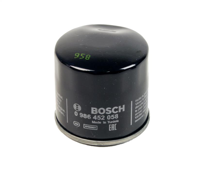 Bosch 0 986 452 058 Oil Filter 0986452058
