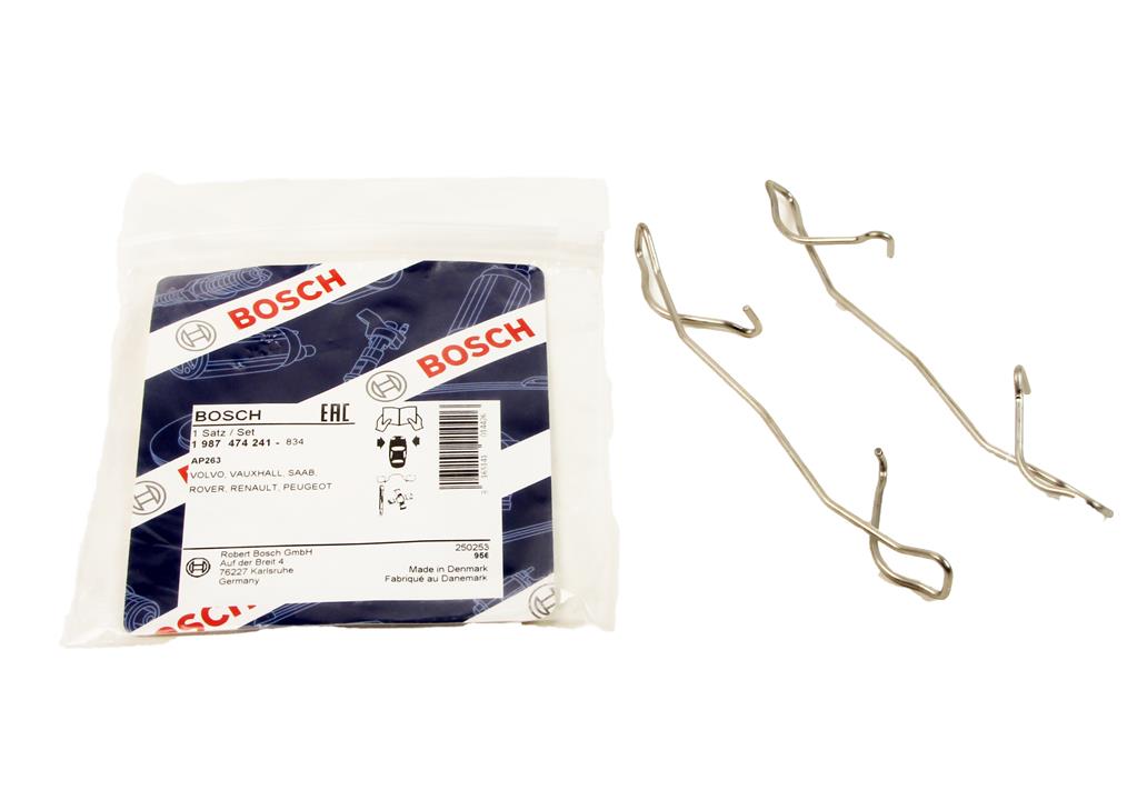Brake pad fitting kit Bosch 1 987 474 241