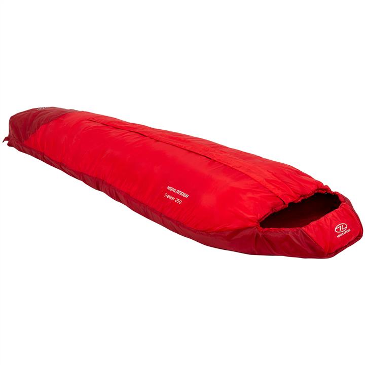 Highlander 927920 Sleeping bag Highlander Trekker 250 Mummy / + 5 ° C Red 927920