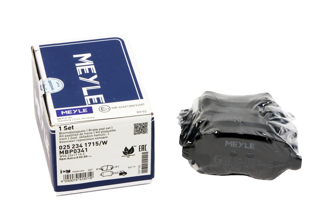 Brake pad set Meyle 025 234 1715/W