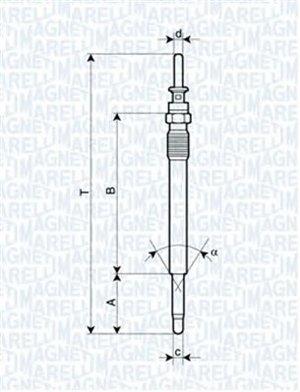 062900009304 Magneti marelli Glow plug