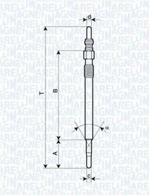 Glow plugs diesel Jaguar: 062900047304 Magneti marelli Glow plug