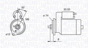 Starter Magneti marelli 063280058010