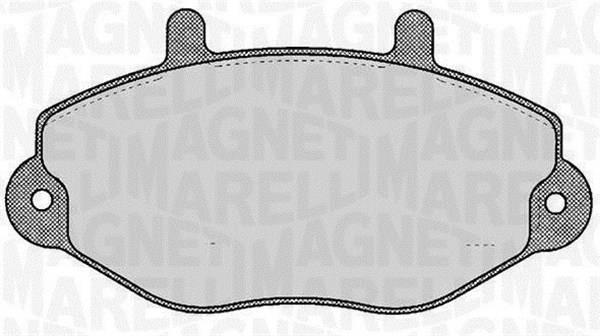 Magneti marelli 363916060270 Brake Pad Set, disc brake 363916060270