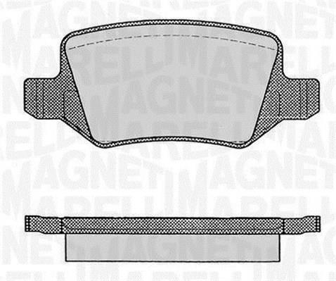 Magneti marelli 363916060308 Brake Pad Set, disc brake 363916060308