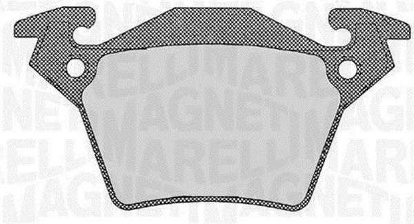 Magneti marelli 363916060328 Brake Pad Set, disc brake 363916060328
