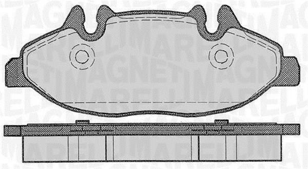 Magneti marelli 363916060329 Brake Pad Set, disc brake 363916060329