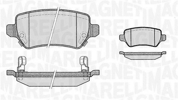 Magneti marelli 363916060356 Brake Pad Set, disc brake 363916060356