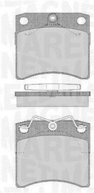 Magneti marelli 363916060415 Brake Pad Set, disc brake 363916060415