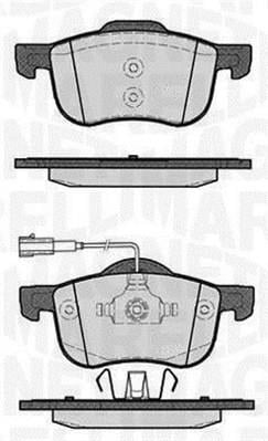 363916060115 Magneti marelli Brake pad set