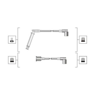 Magneti marelli 941319170045 Ignition lead set 941319170045 941319170045 Magneti marelli Ignition lead set
