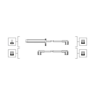 Spark plug lead Ford: 941319170112 Magneti marelli Ignition lead set