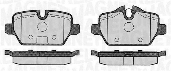 Magneti marelli 363916060148 Brake Pad Set, disc brake 363916060148