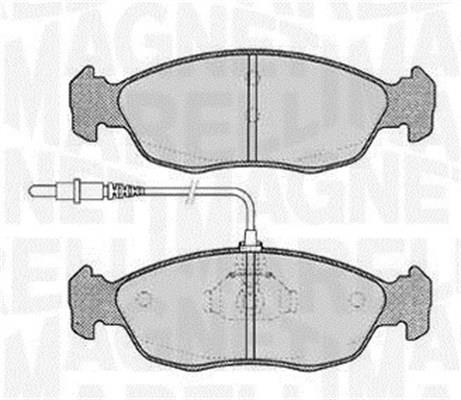 Magneti marelli 363916060195 Brake Pad Set, disc brake 363916060195