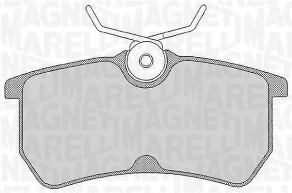 Magneti marelli 363916060253 Brake Pad Set, disc brake 363916060253