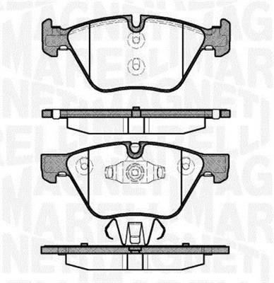 Magneti marelli 363916060507 Brake Pad Set, disc brake 363916060507