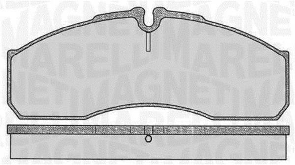 Magneti marelli 363916060480 Brake Pad Set, disc brake 363916060480