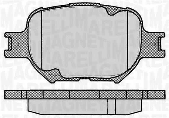 363916060493 Magneti marelli Brake pad set