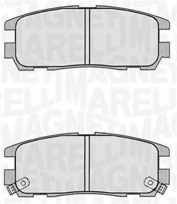 Magneti marelli 363916060497 Brake Pad Set, disc brake 363916060497