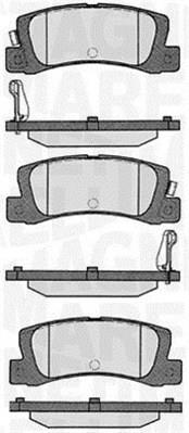 Magneti marelli 363916060292 Brake Pad Set, disc brake 363916060292