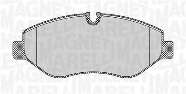 Magneti marelli 363916060298 Brake Pad Set, disc brake 363916060298