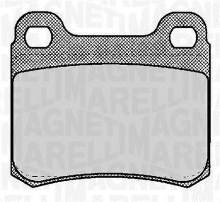Magneti marelli 363916060306 Brake Pad Set, disc brake 363916060306
