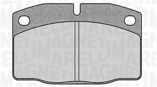 Magneti marelli 363916060354 Brake Pad Set, disc brake 363916060354