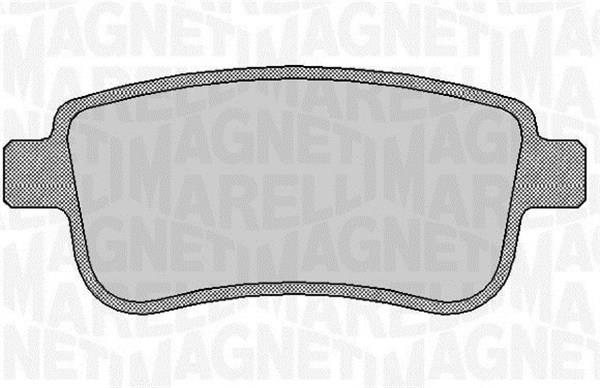 Magneti marelli 363916060382 Brake Pad Set, disc brake 363916060382