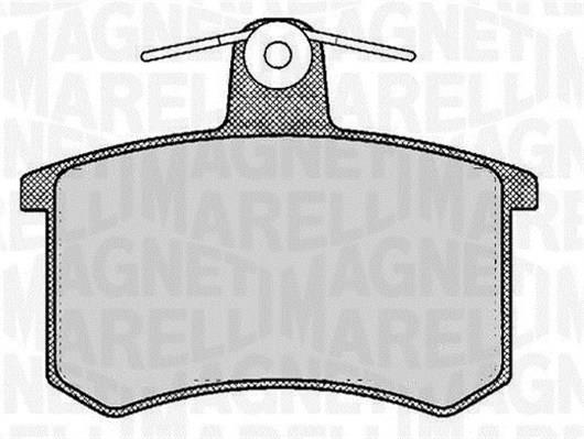 Magneti marelli 363916060116 Brake Pad Set, disc brake 363916060116